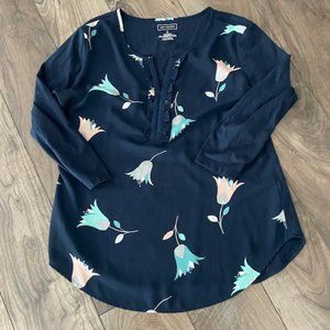 Van Heusen Floral 3/4 Length Sleeve Shirt